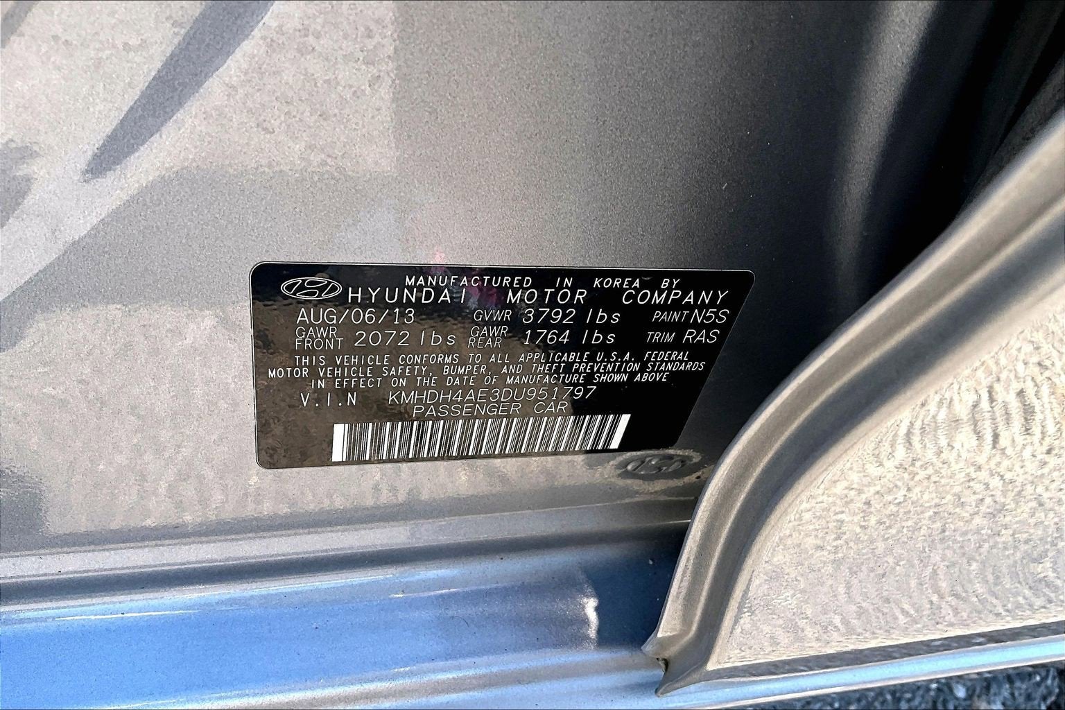 2013 Hyundai Elantra GLS PZEV