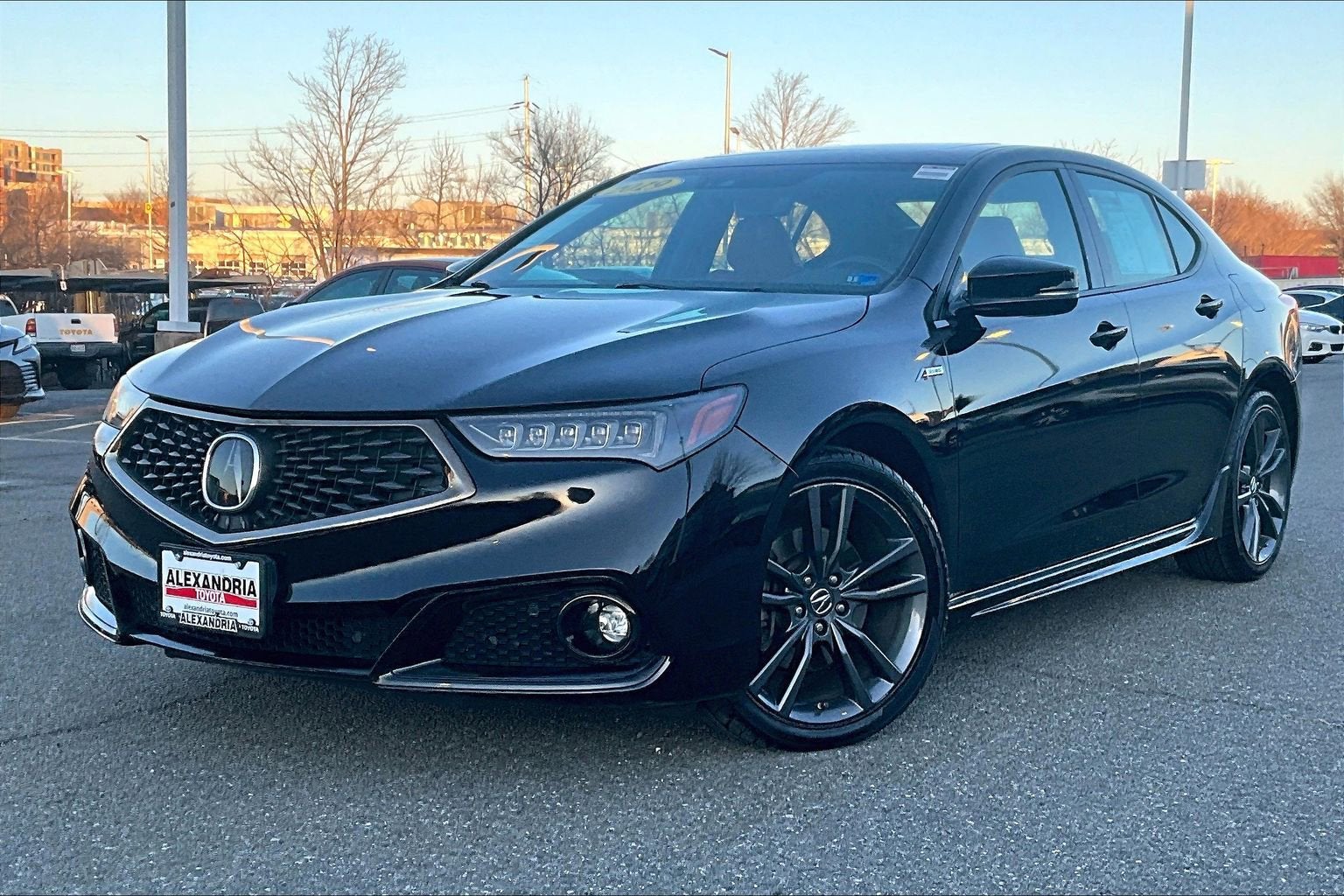 2019 Acura TLX w/A-Spec Pkg Red Leather