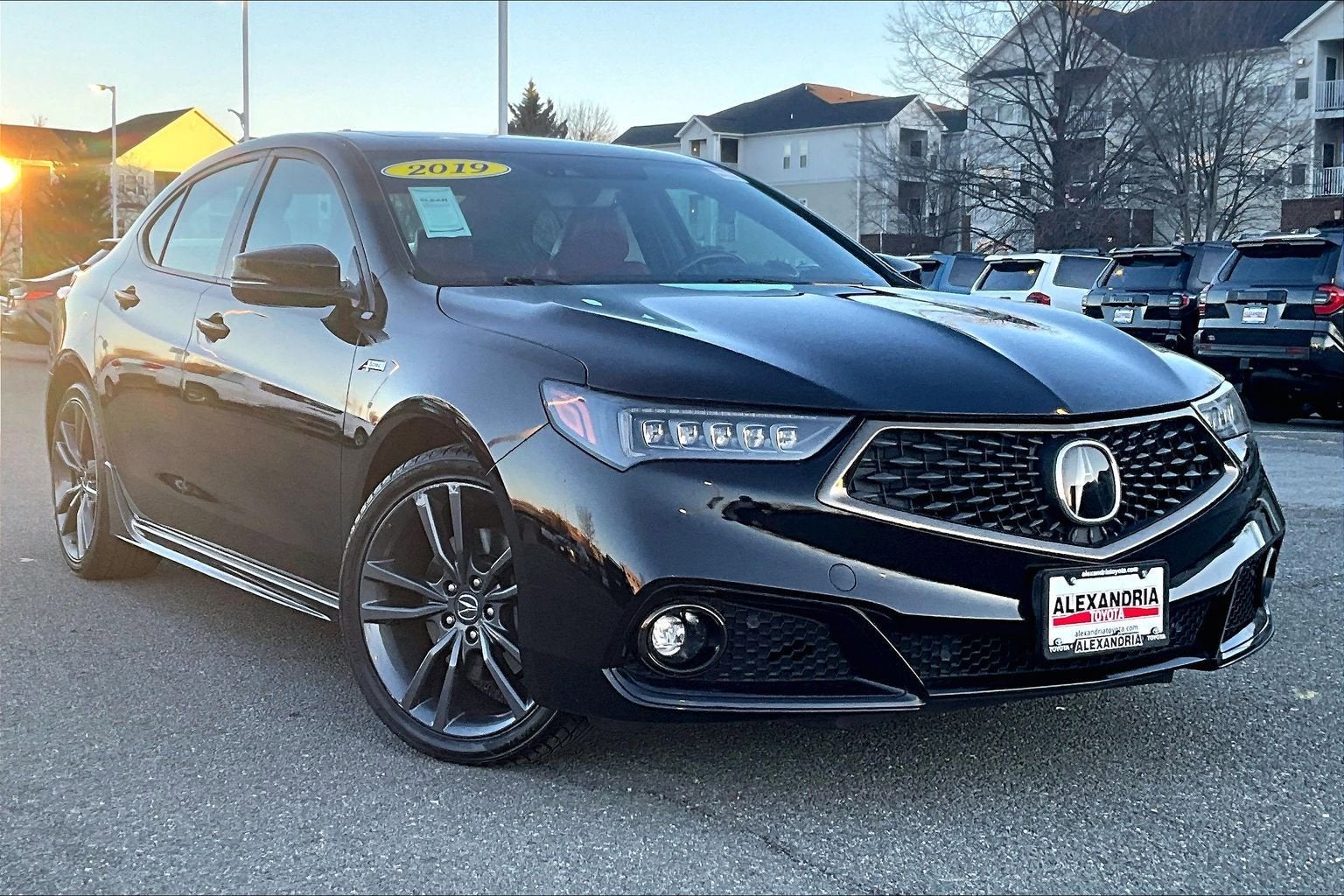 2019 Acura TLX w/A-Spec Pkg Red Leather