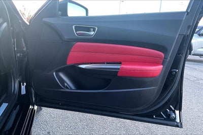 2019 Acura TLX w/A-Spec Pkg Red Leather