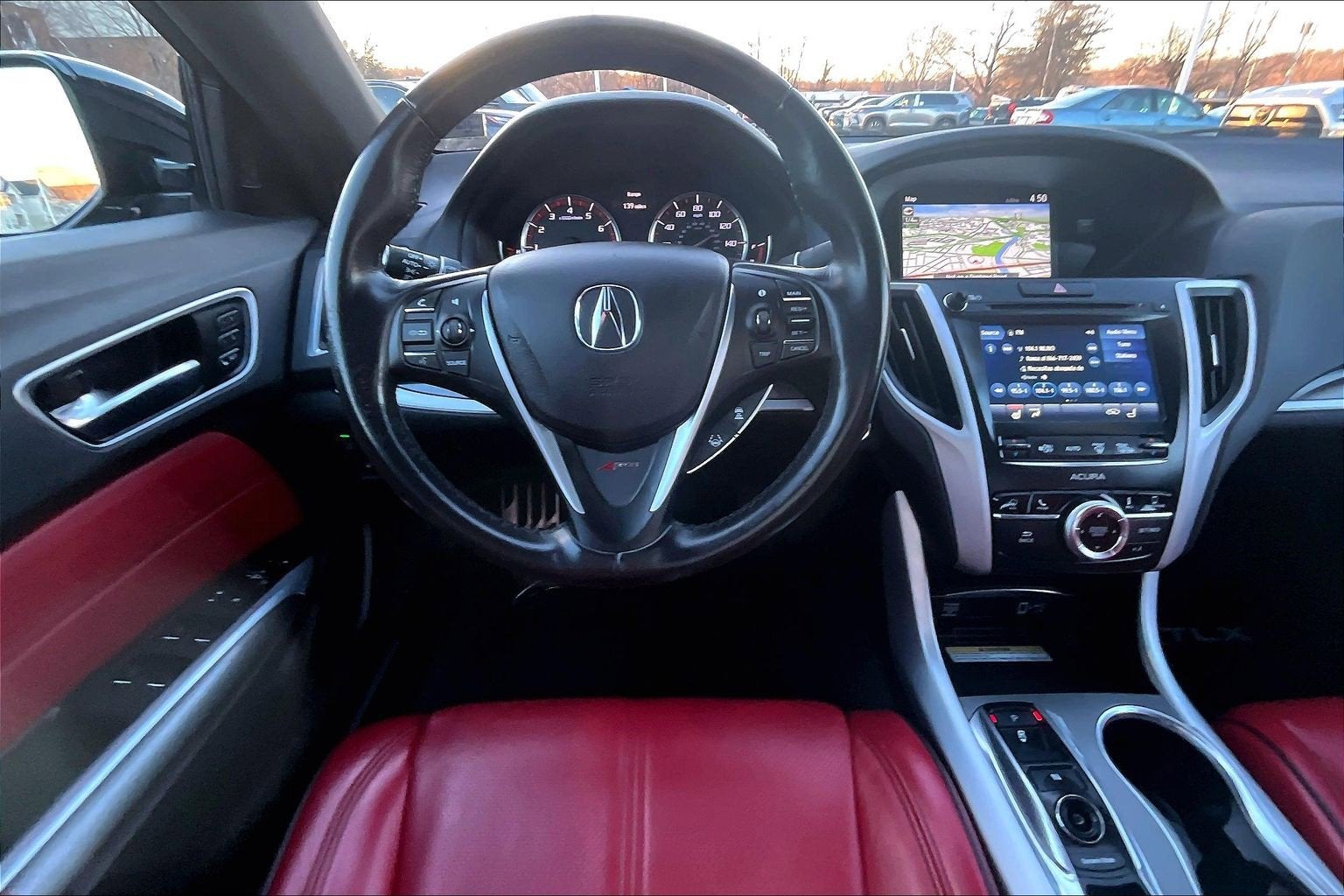 2019 Acura TLX w/A-Spec Pkg Red Leather