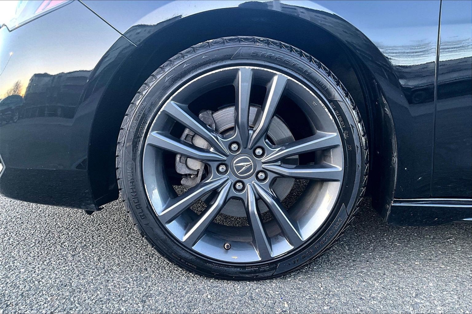 2019 Acura TLX w/A-Spec Pkg Red Leather