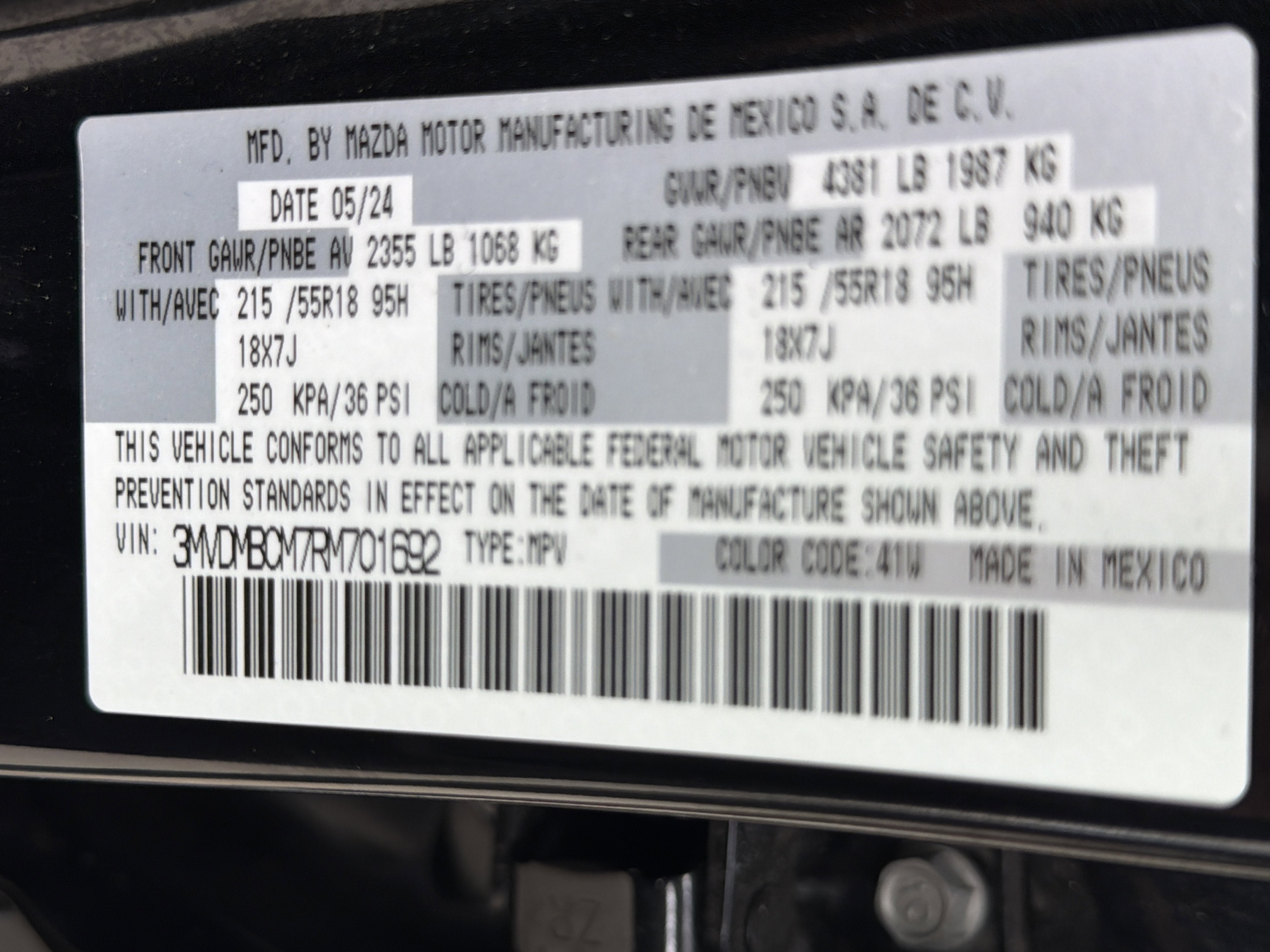 2024 Mazda Mazda CX-30 2.5 S Preferred Package