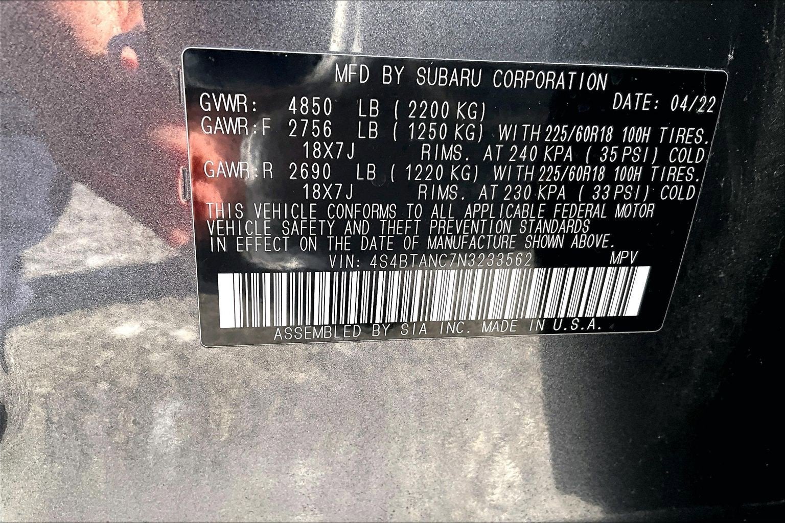 2022 Subaru Outback Limited