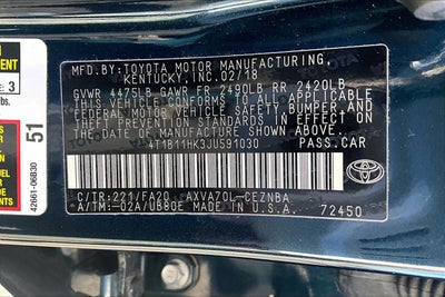 2018 Toyota Camry LE