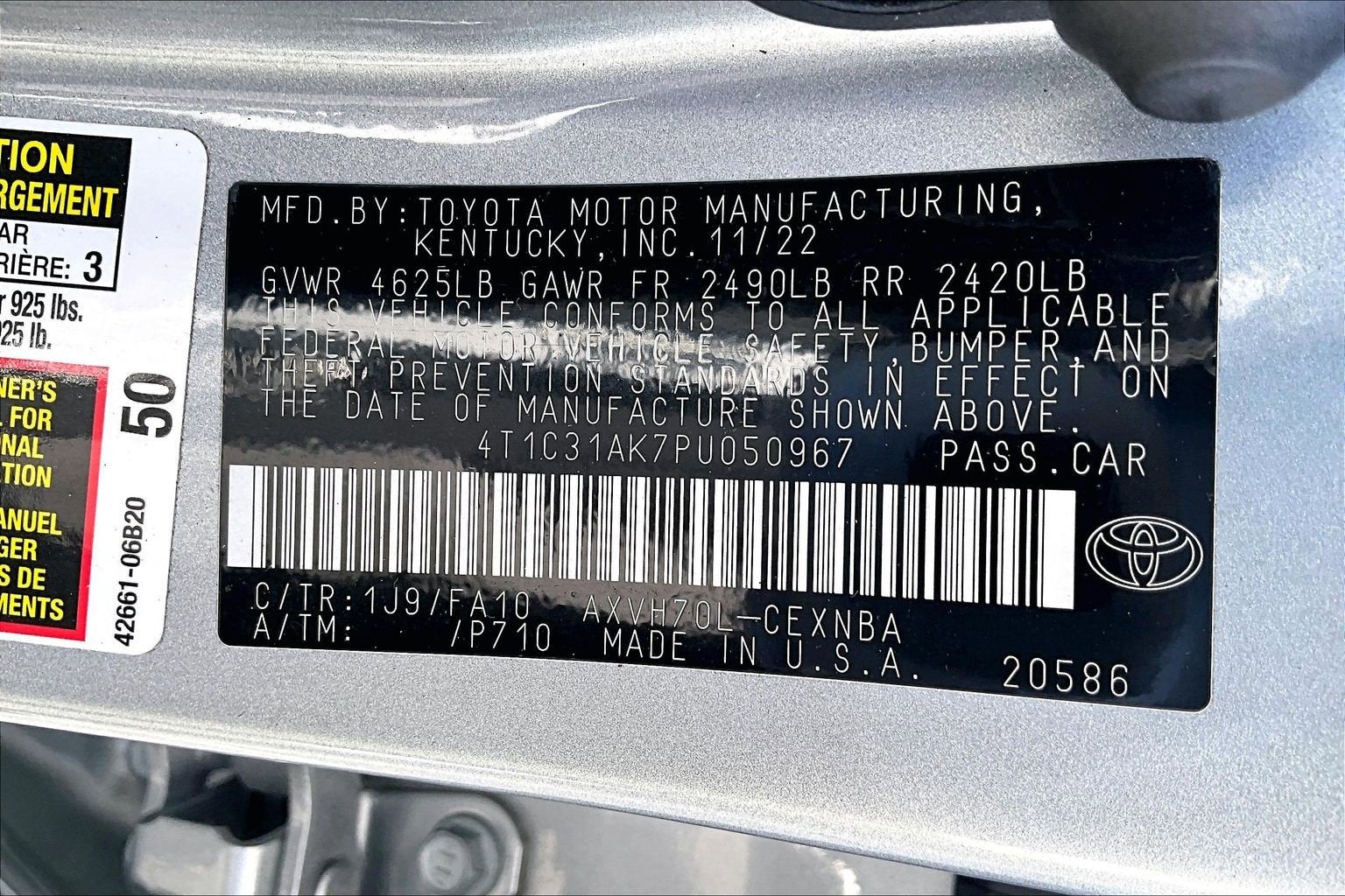 2023 Toyota Camry Hybrid LE