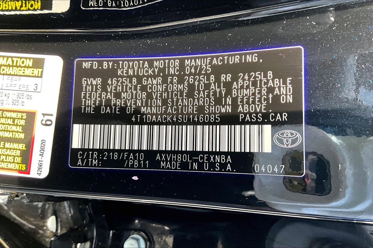 2025 Toyota Camry LE