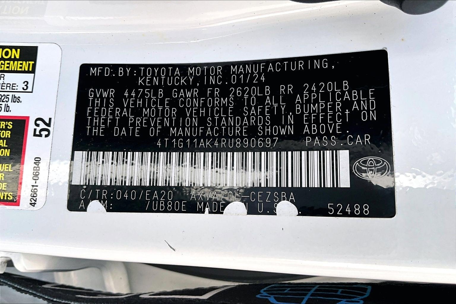 2024 Toyota Camry SE