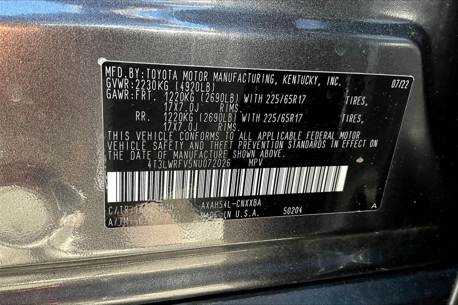 2022 Toyota RAV4 Hybrid LE