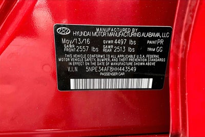 2017 Hyundai Sonata Sport