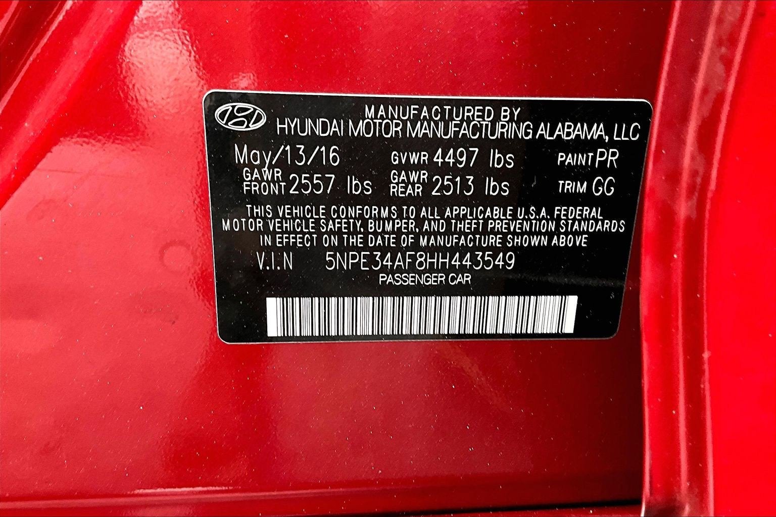 2017 Hyundai Sonata Sport