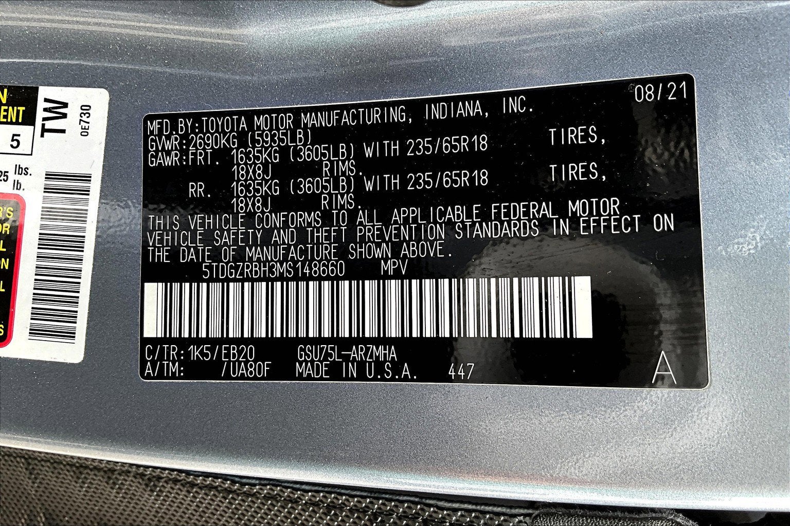 2021 Toyota Highlander XLE