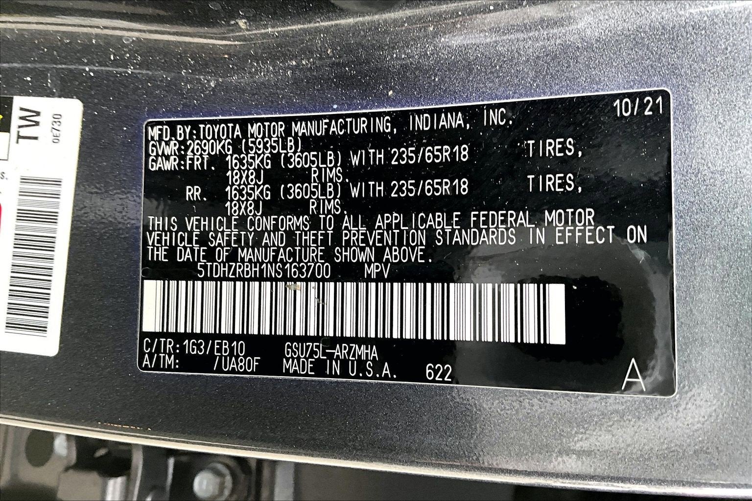 2022 Toyota Highlander XLE