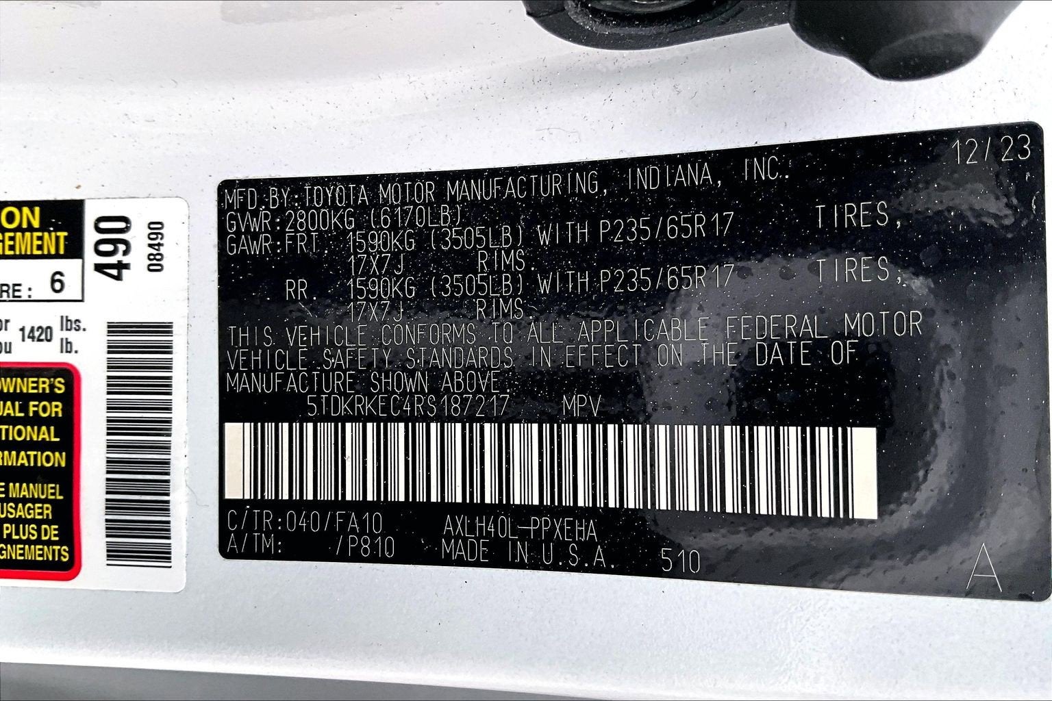 2024 Toyota Sienna LE