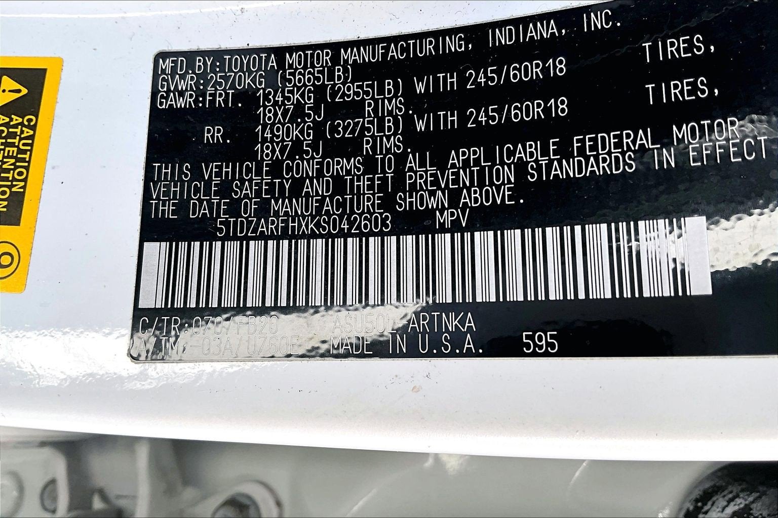 2019 Toyota Highlander LE