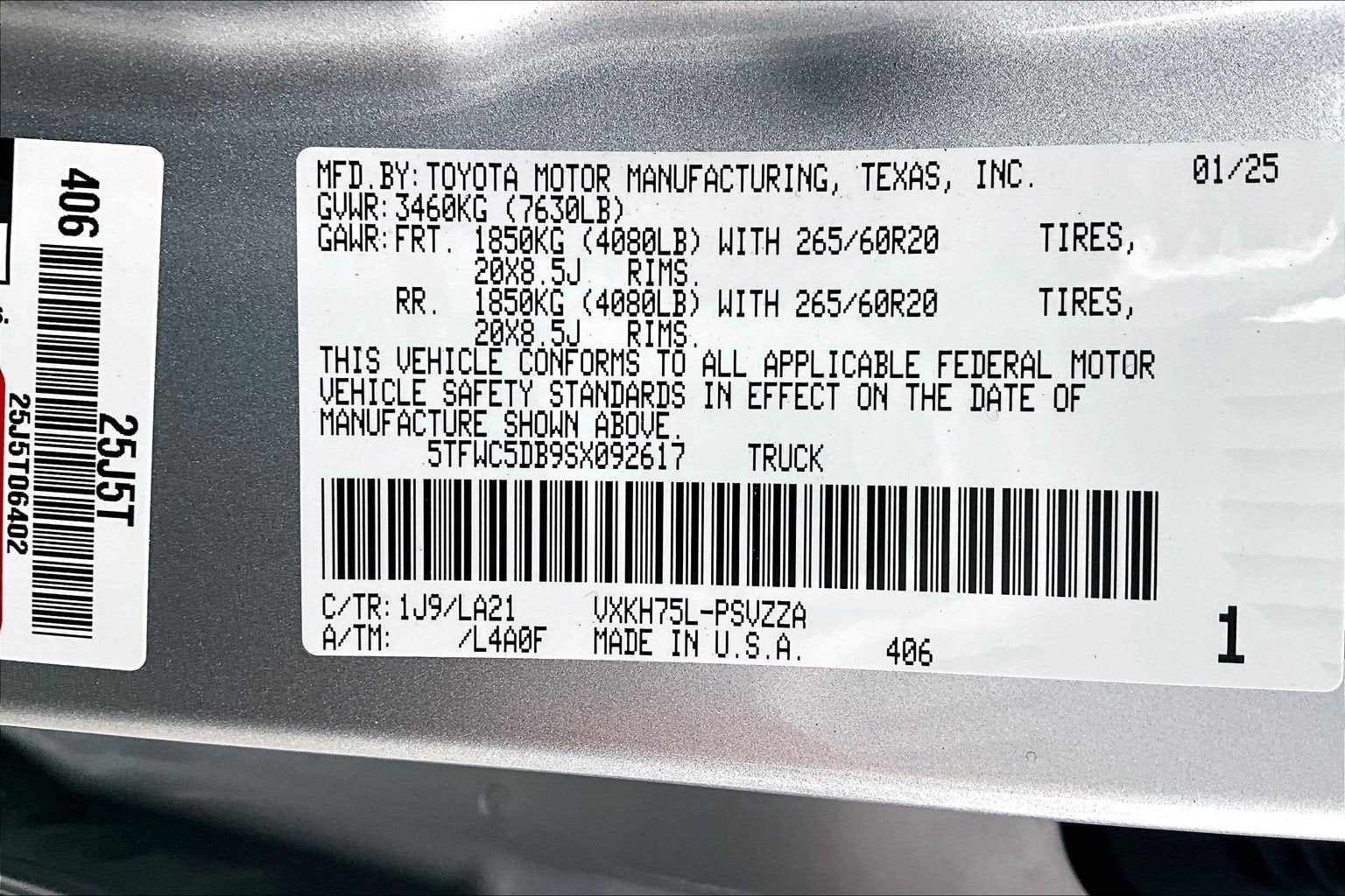 2025 Toyota Tundra 4WD Platinum Hybrid