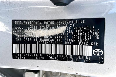 2023 Toyota Corolla LE