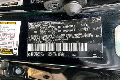 2016 Toyota 4Runner SR5 Premium