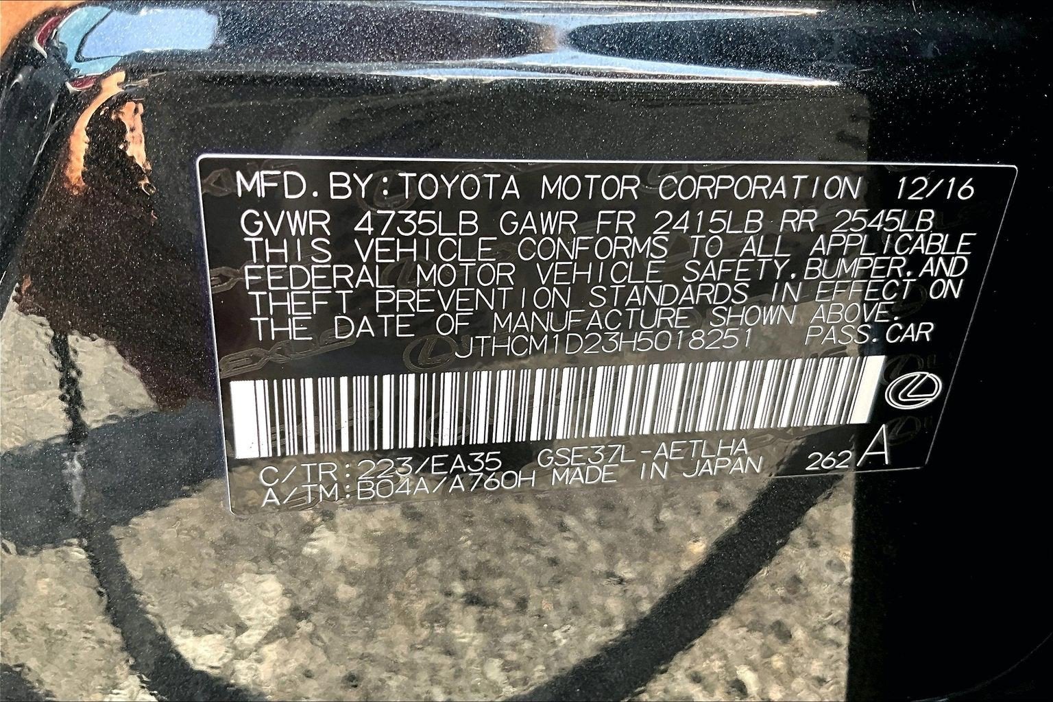 2017 Lexus IS IS 300 F Sport