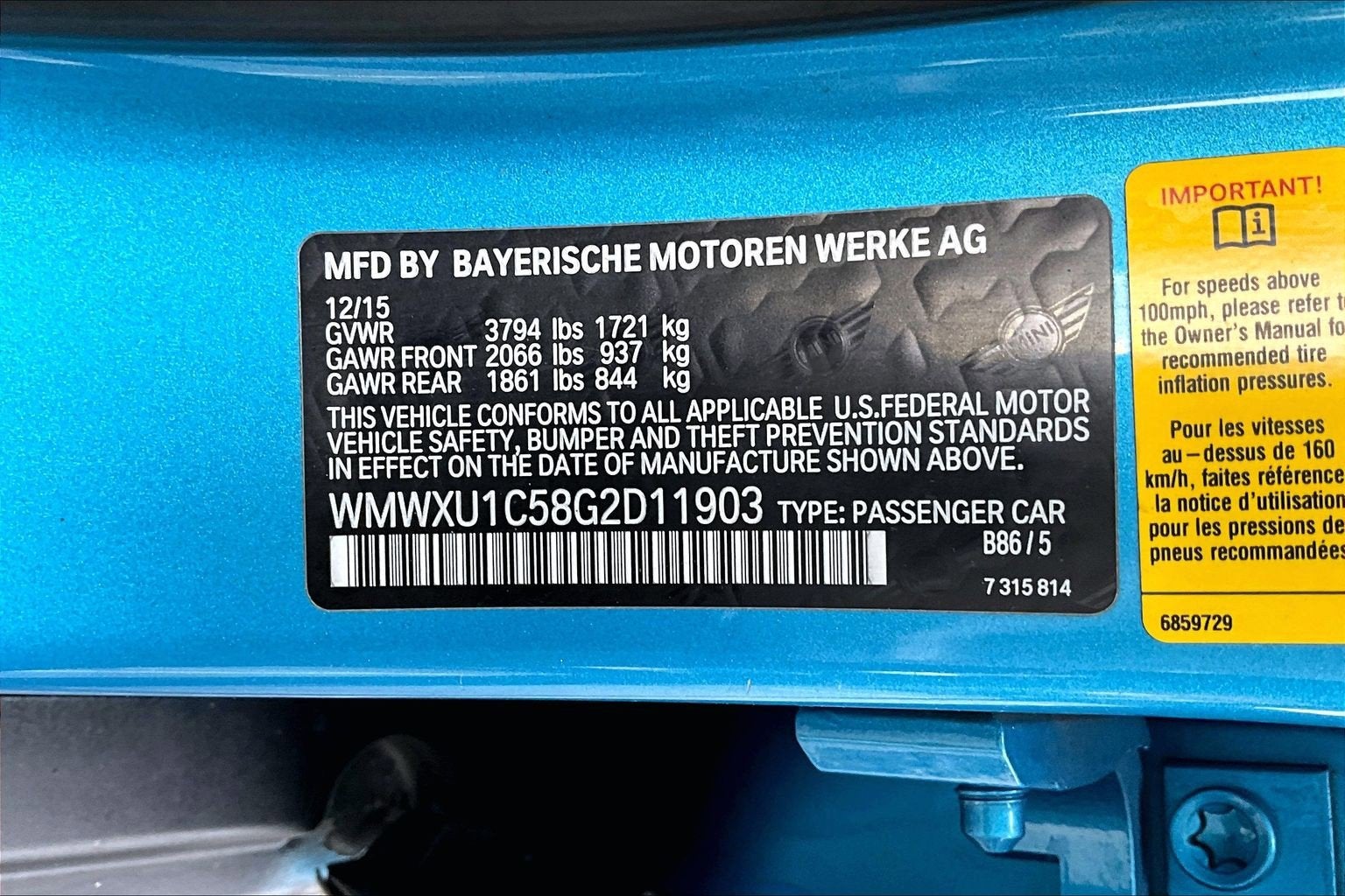 2016 MINI Cooper Hardtop 4 Door 4dr HB