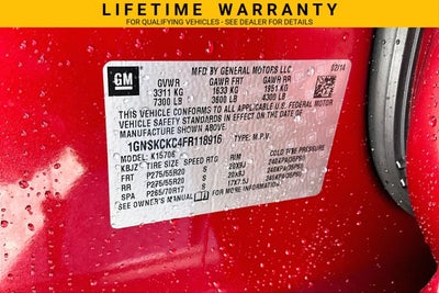 2015 Chevrolet Tahoe LTZ