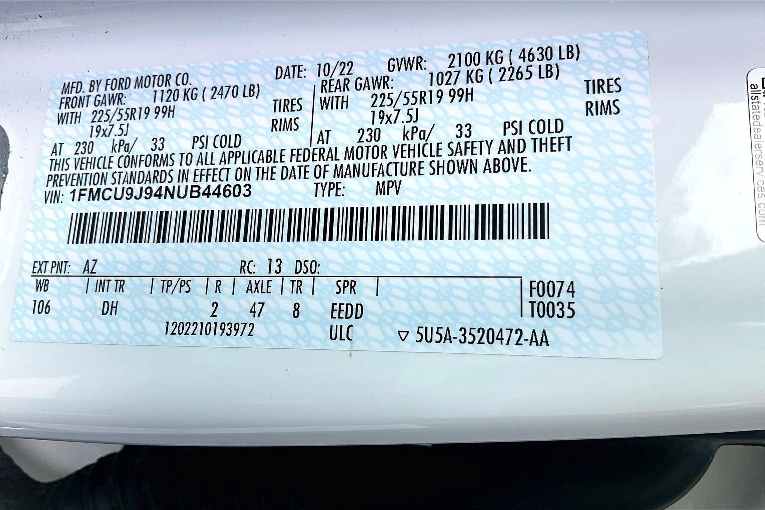 2022 Ford Escape Titanium ELITE