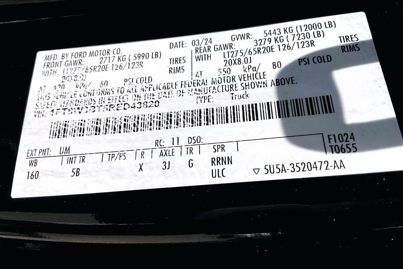2024 Ford Super Duty F-350 SRW LARIAT