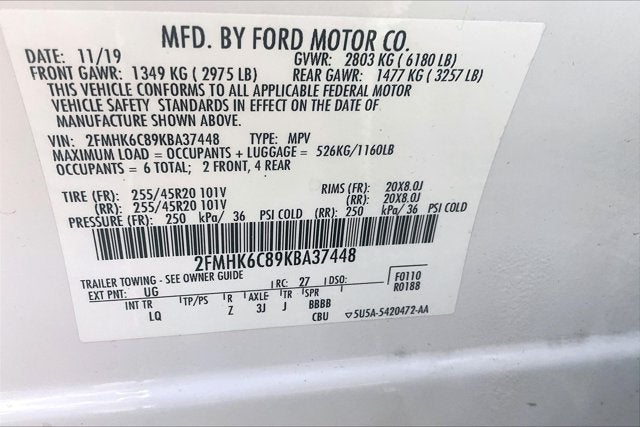 2019 Ford Flex SEL