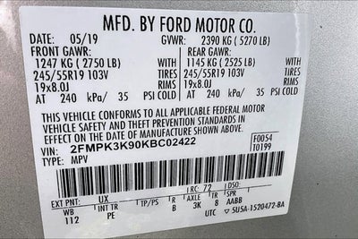 2019 Ford Edge Titanium