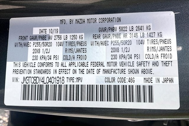 2020 Mazda Mazda CX-9 Grand Touring