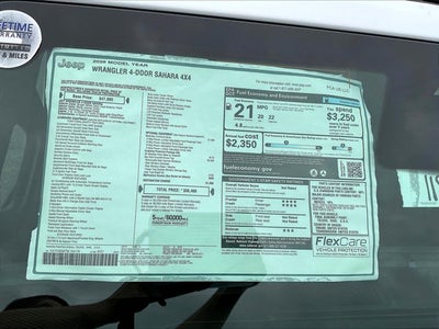 2026 Jeep Wrangler WRANGLER 4-DOOR SAHARA