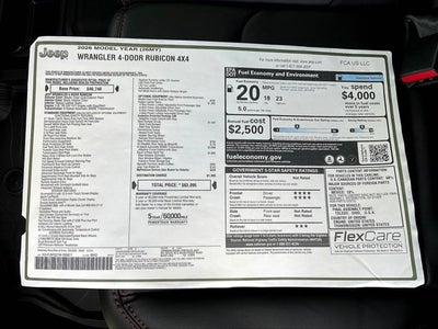 2026 Jeep Wrangler WRANGLER 4-DOOR RUBICON