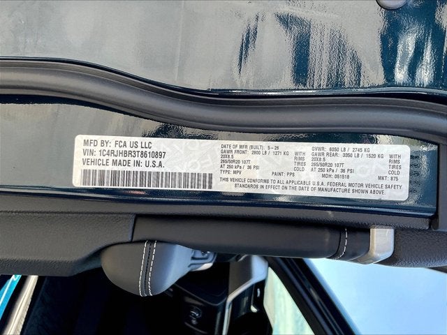 2026 Jeep Grand Cherokee GRAND CHEROKEE LIMITED RESERVE 4X4