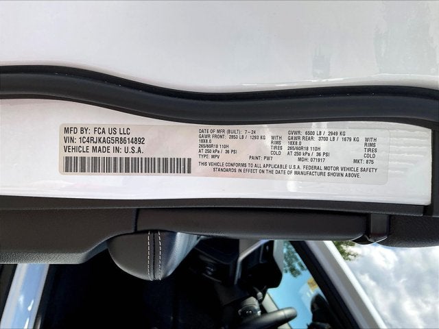 2024 Jeep Grand Cherokee L Altitude X 4x4