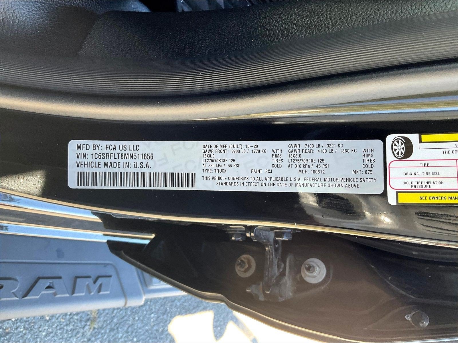 2021 RAM 1500 Rebel Crew Cab 4x4 5'7' Box