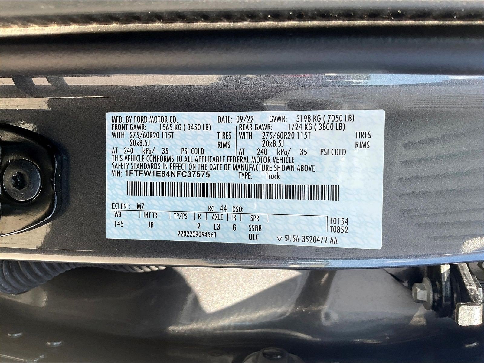 2022 Ford F-150 XL