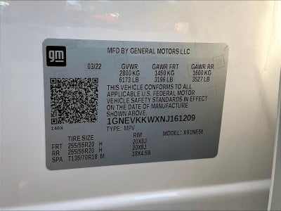 2022 Chevrolet Traverse AWD Premier