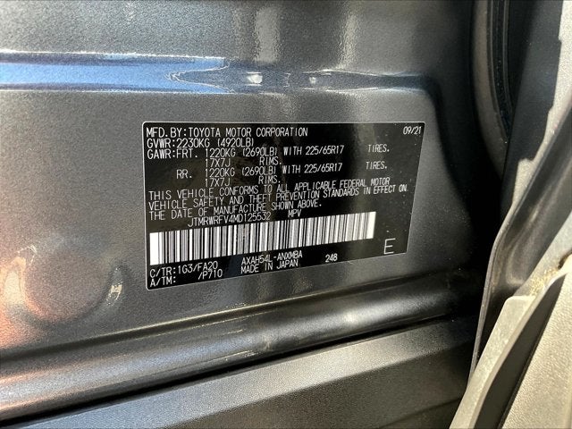 2021 Toyota RAV4 Hybrid XLE