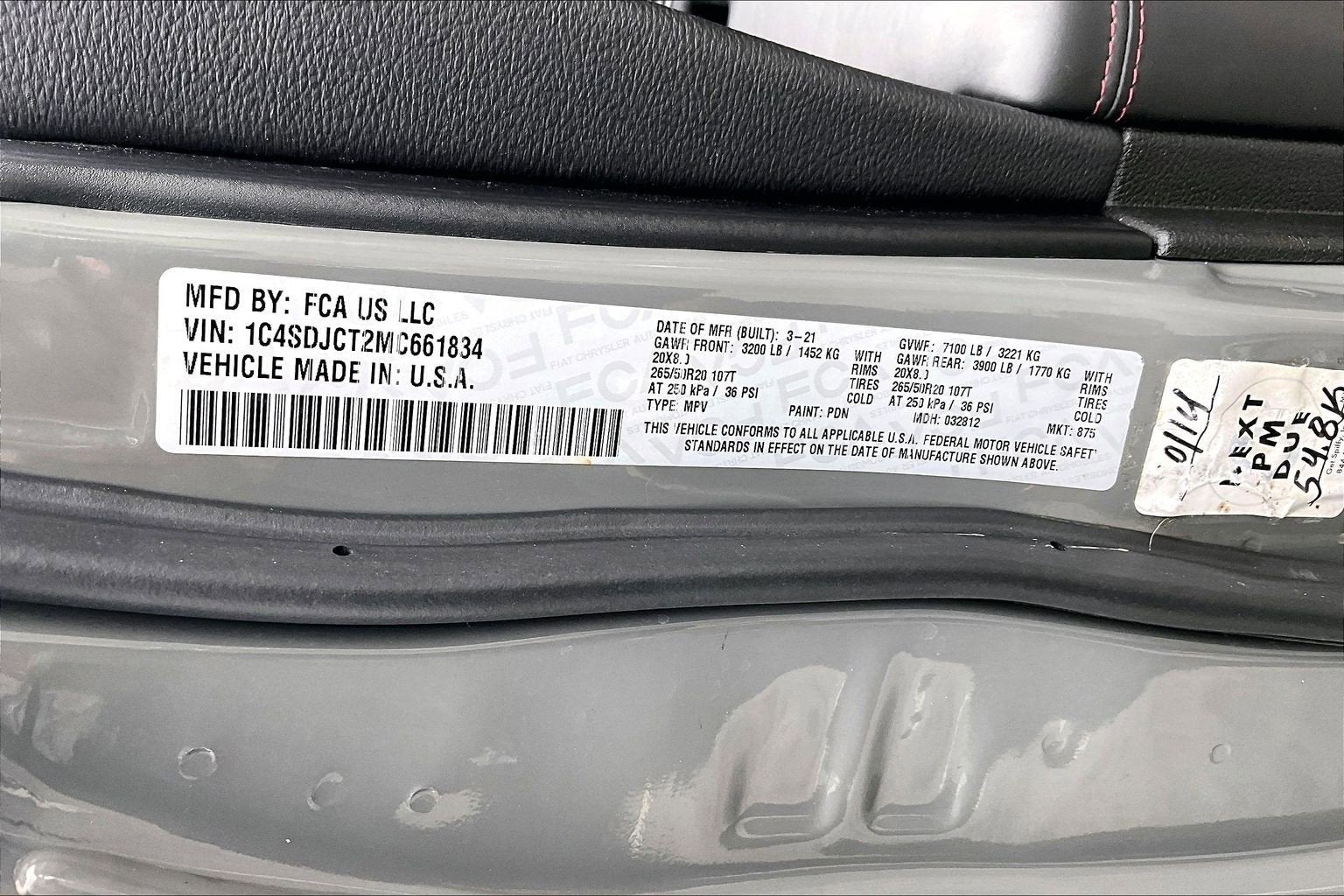 2021 Dodge Durango R/T