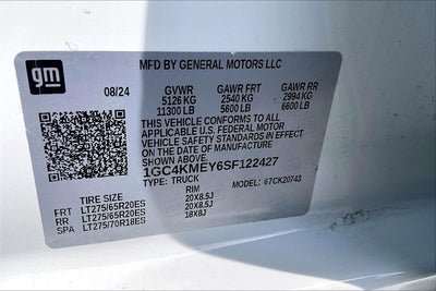 2025 Chevrolet Silverado 2500HD Custom