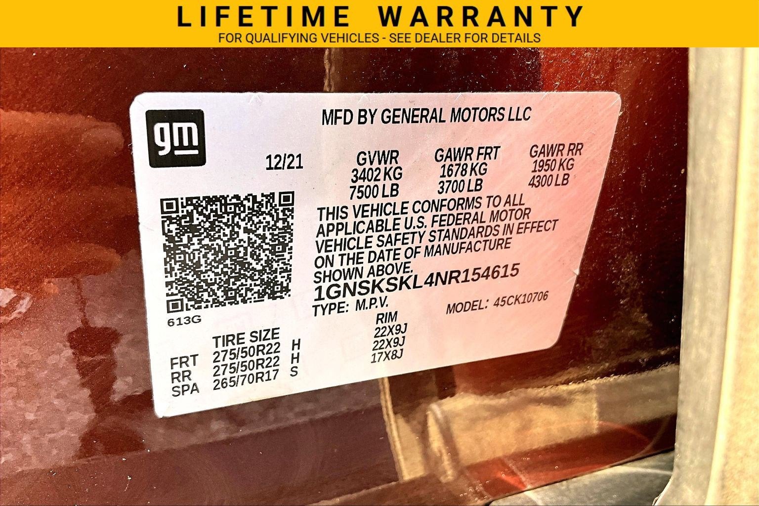 2022 Chevrolet Tahoe Premier