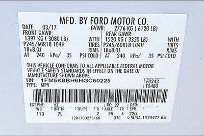 2017 Ford Explorer Base