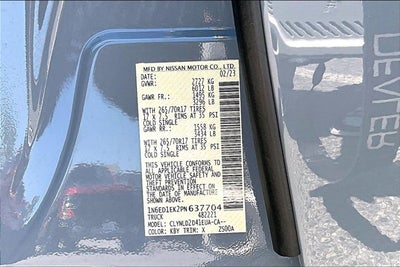 2023 Nissan Frontier PRO-4X