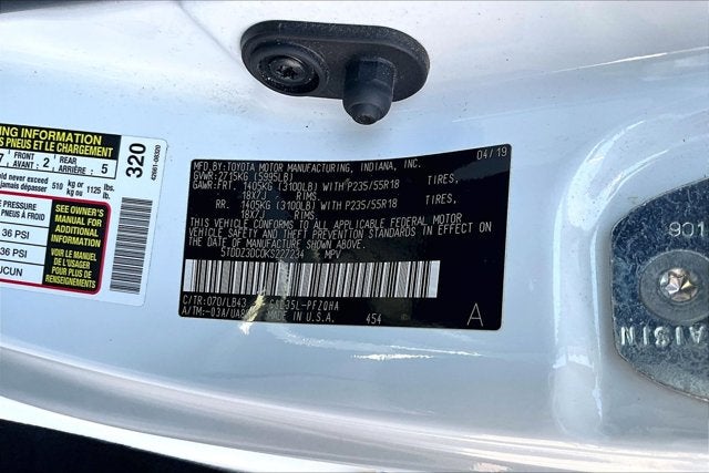 2019 Toyota Sienna Limited Premium