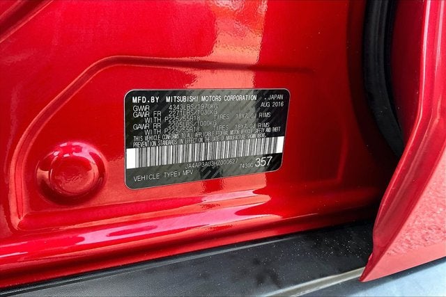 2017 Mitsubishi Outlander Sport ES 2.0