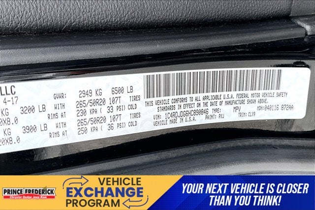 2017 Dodge Durango GT AWD