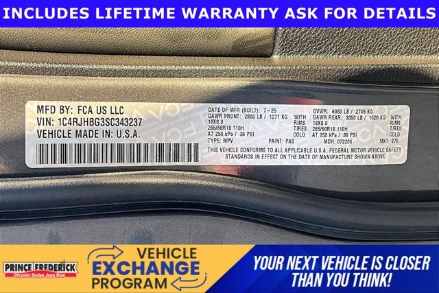 2025 Jeep Grand Cherokee Limited 4x4