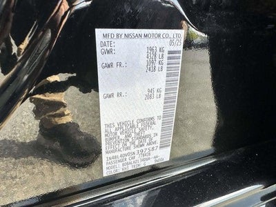 2025 Nissan Altima SV FWD