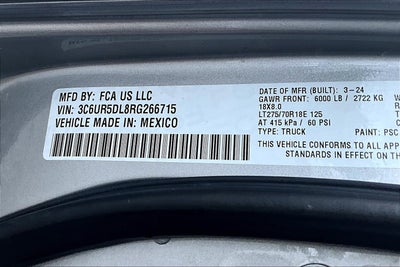 2024 RAM 2500 Big Horn