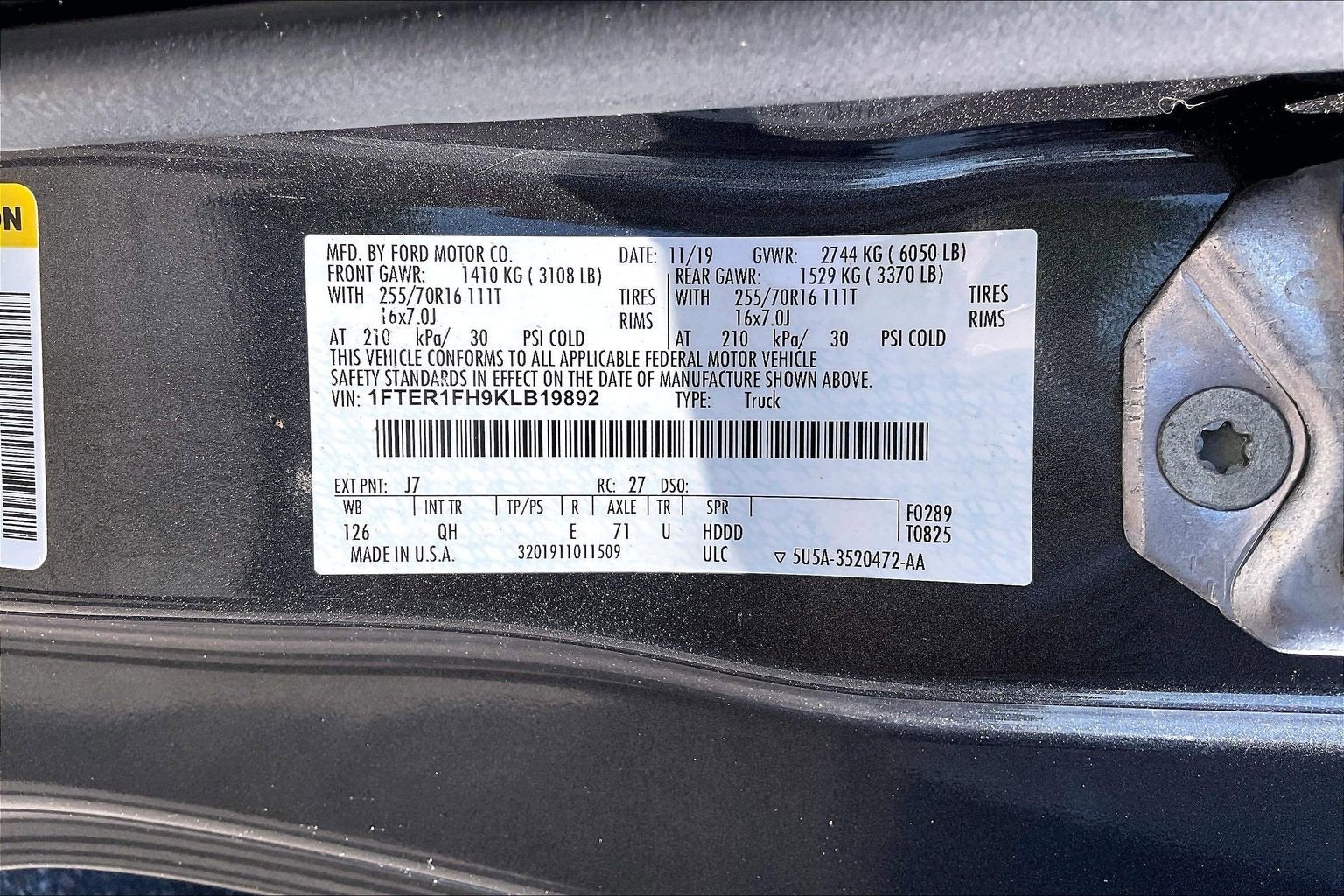 2019 Ford Ranger XL